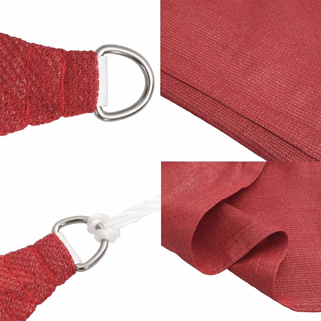 Vela Parasole 160 g/m² Rossa 3x6 m in HDPE | homemem39