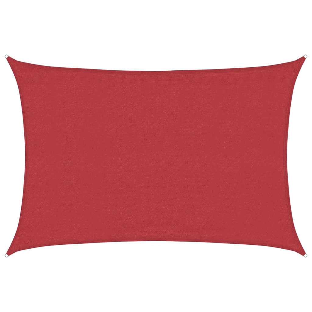 Vela Parasole 160 g/m² Rossa 3,5x5 m in HDPE | homemem39