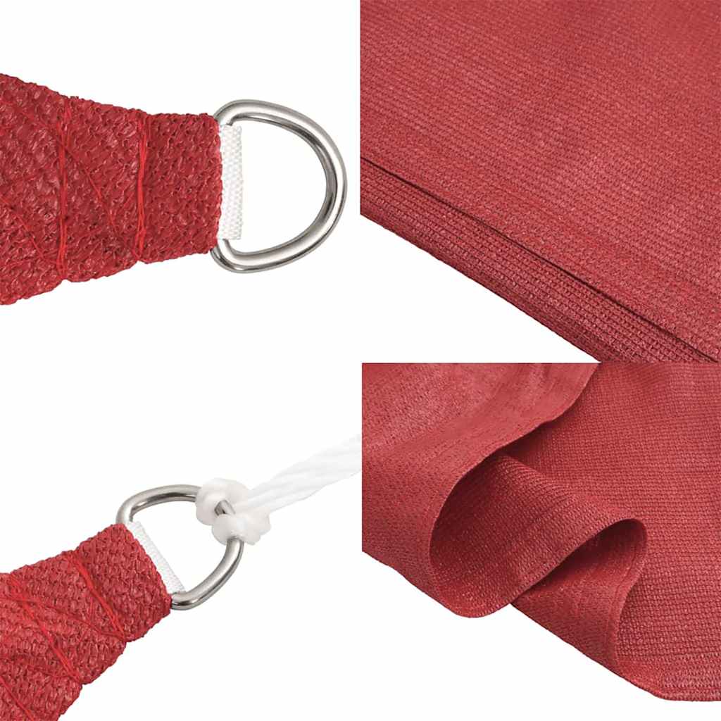 Vela Parasole 160 g/m² Rossa 5x8 m in HDPE