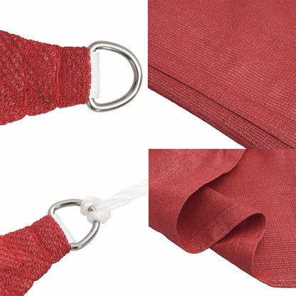 Vela Parasole 160 g/m² Rossa 5x8 m in HDPE