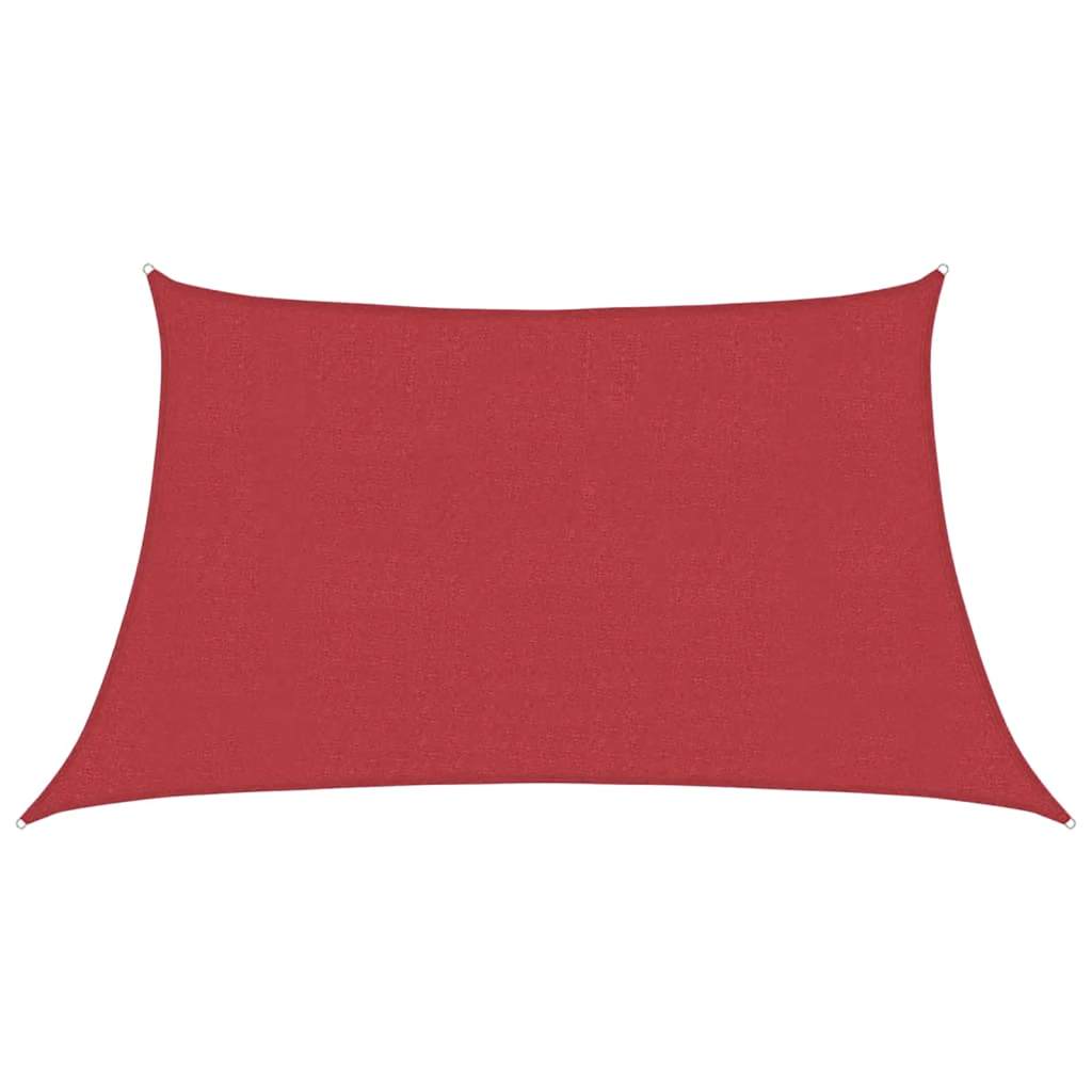 Vela Parasole 160 g/m² Rossa 3/4x2 m in HDPE - homemem39