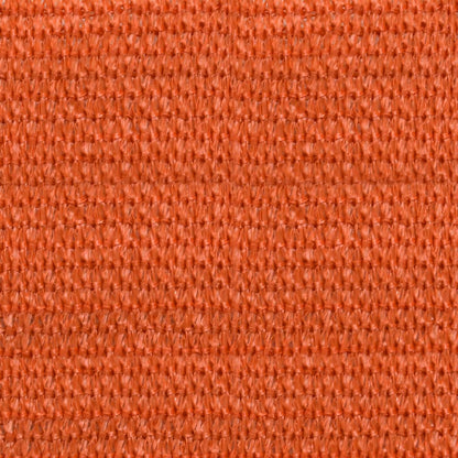 Vela Parasole 160 g/m² Quadrata Arancione 7x7 m in HDPE | homemem39