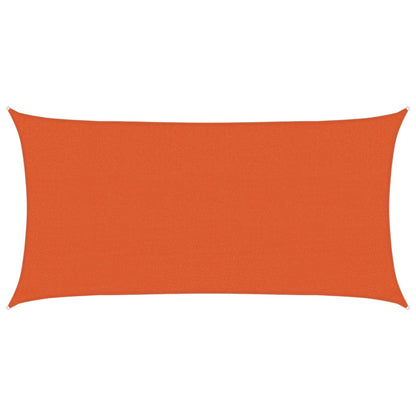 Vela Parasole 160 g/m² Arancione 2,5x4,5 m in HDPE | homemem39