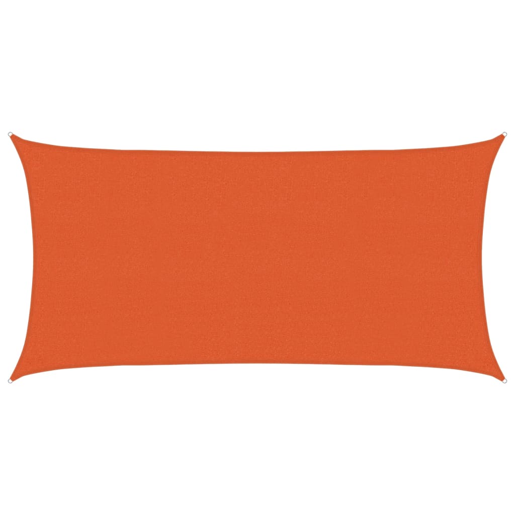 Vela Parasole 160 g/m² Arancione 2,5x5 m in HDPE | homemem39