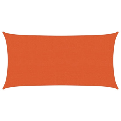 Vela Parasole 160 g/m² Arancione 2,5x5 m in HDPE | homemem39