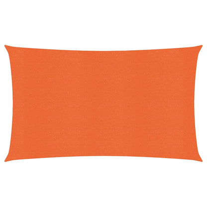 Vela Parasole 160 g/m² Rettangolare Arancione 4x7 m in HDPE | homemem39