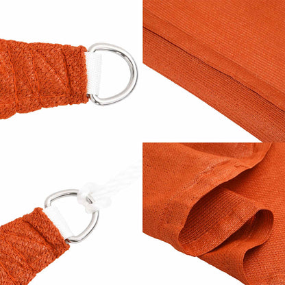 Vela Parasole 160 g/m² Arancione 4x4x5,8 m in HDPE | homemem39