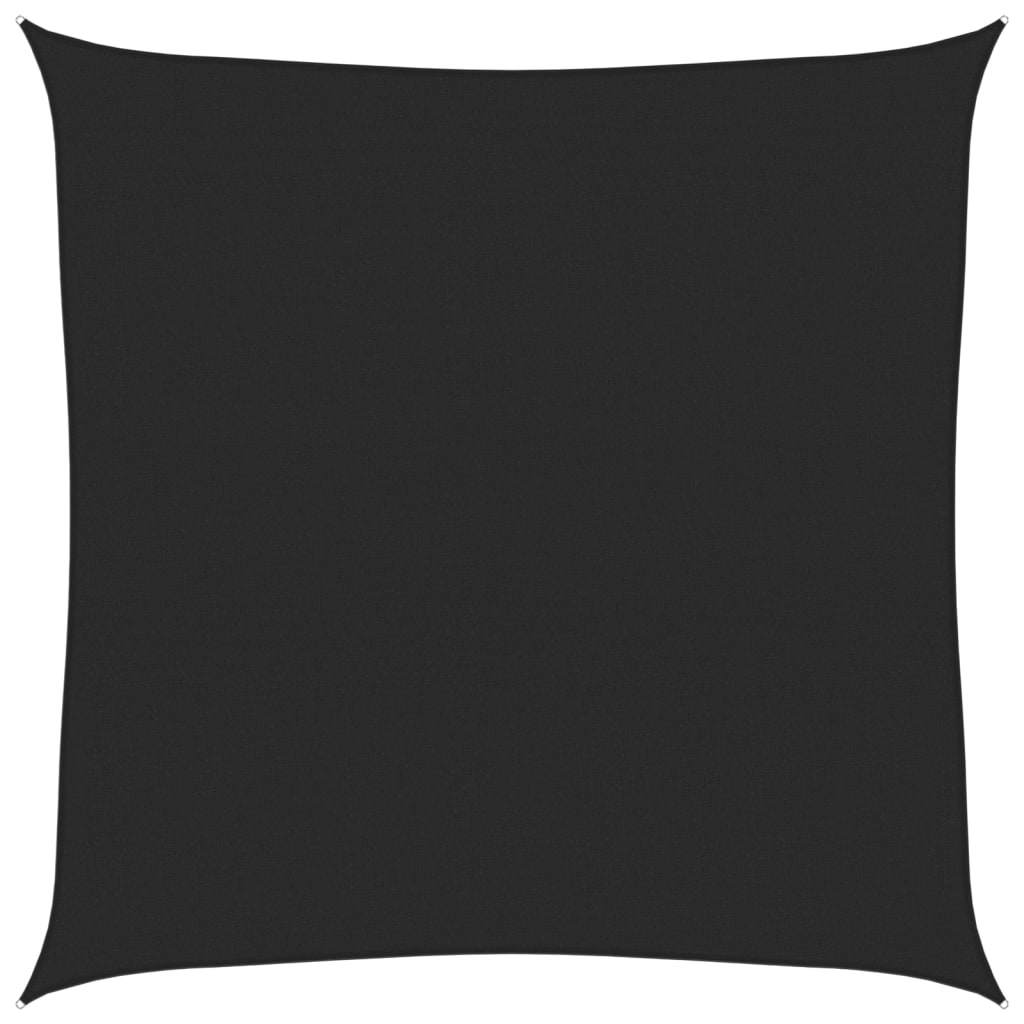 Vela Parasole 160 g/m² Nera 5x5 m in HDPE | homemem39