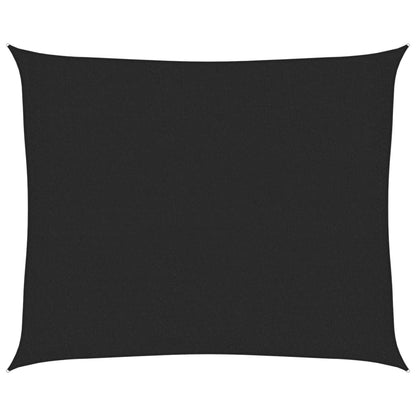 Vela Parasole 160 g/m² Nera 2,5x3 m in HDPE | homemem39