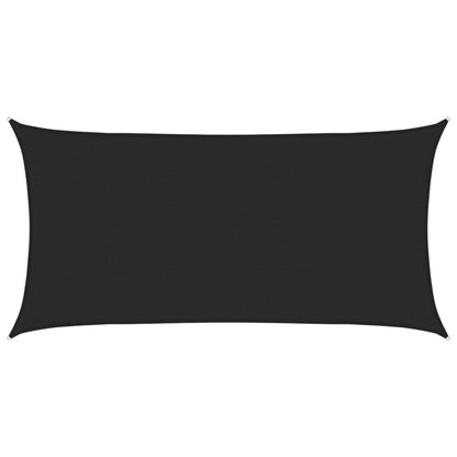 Vela Parasole 160 g/m² Nera 2,5x5 m in HDPE | homemem39