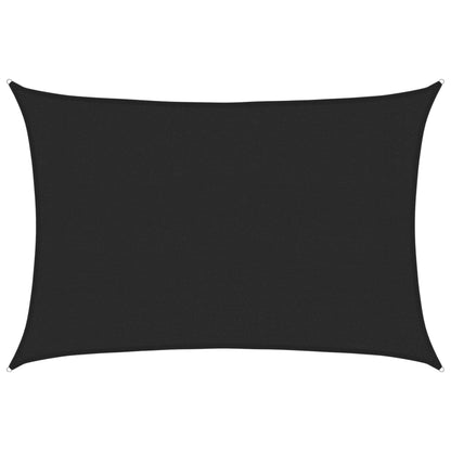 Vela Parasole 160 g/m² Nera 3x5 m in HDPE | homemem39