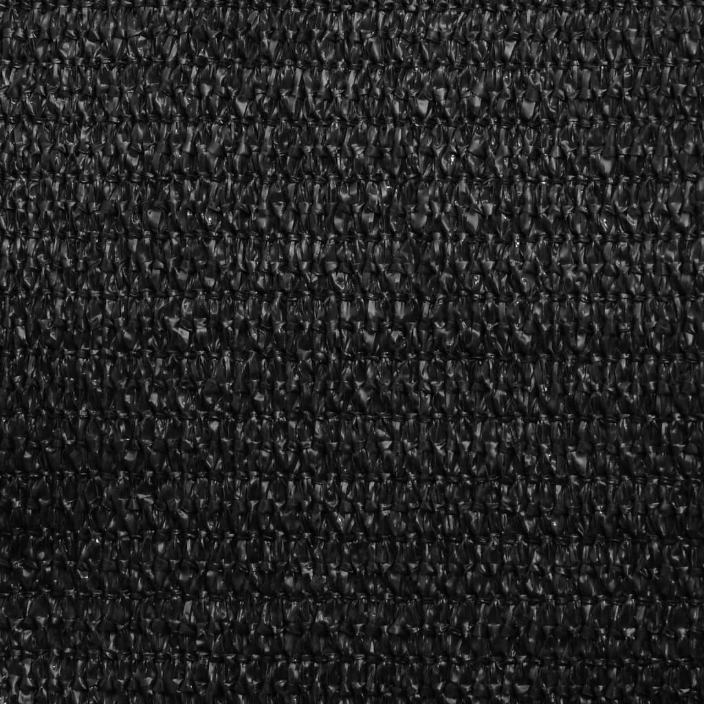 Vela Parasole 160 g/m² Nera 5x6 m in HDPE | homemem39