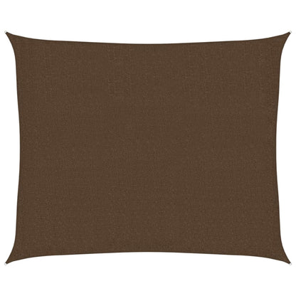 Vela Parasole 160 g/m² Marrone 2,5x3 m in HDPE | homemem39