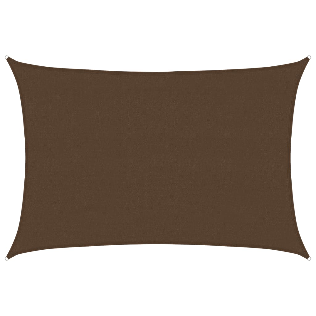 Vela Parasole 160 g/m² Marrone 4x5 m in HDPE