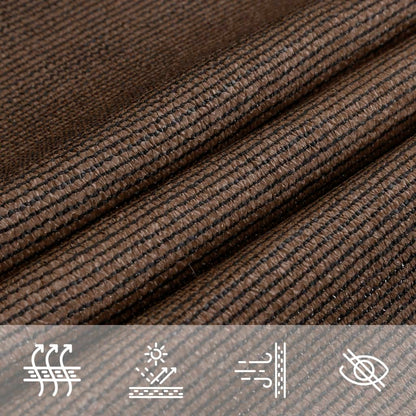 Vela Parasole 160 g/m² Marrone 5x8 m in HDPE | homemem39