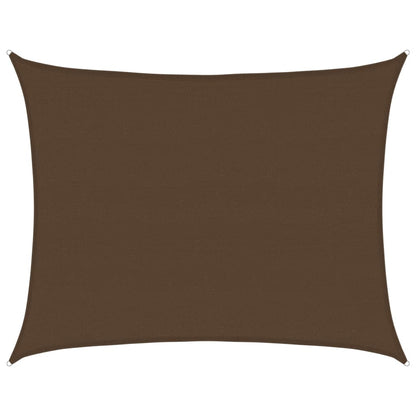 Vela Parasole 160 g/m² Marrone 6x7 m in HDPE | homemem39