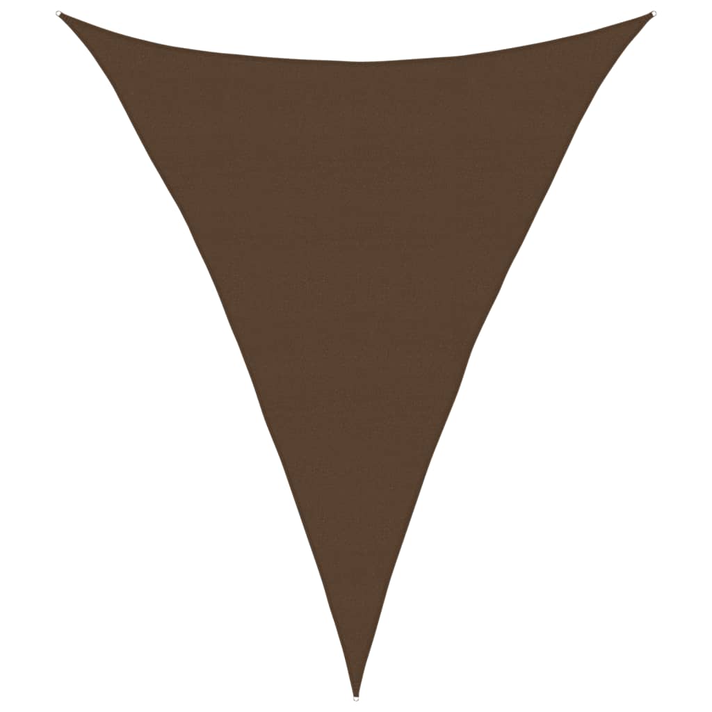 Vela Parasole 160 g/m² Marrone 5x6x6 m in HDPE - homemem39