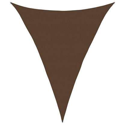 Vela Parasole 160 g/m² Marrone 5x6x6 m in HDPE - homemem39