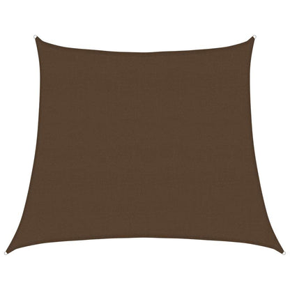 Vela Parasole 160 g/m² Trapezio Marrone 4/5x4 m in HDPE | homemem39