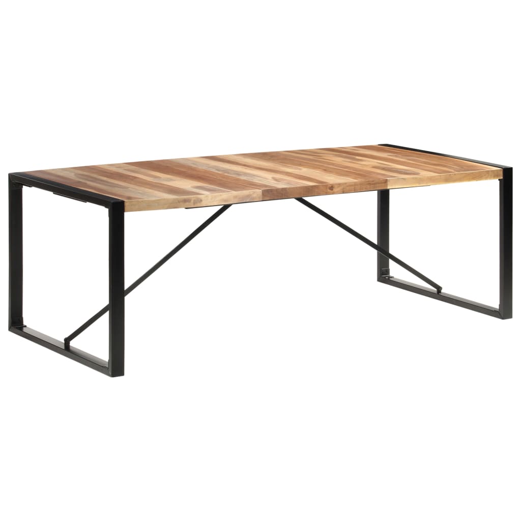 Tavolo da Pranzo 220x100x75 cm in Legno Massello | homemem39