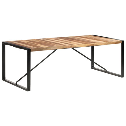 Tavolo da Pranzo 220x100x75 cm in Legno Massello | homemem39