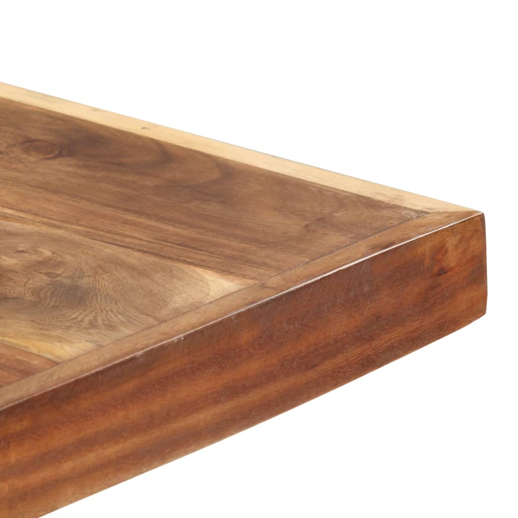 Tavolo da Pranzo 200x100x75cm Legno Massello con Finitura Ambra - homemem39