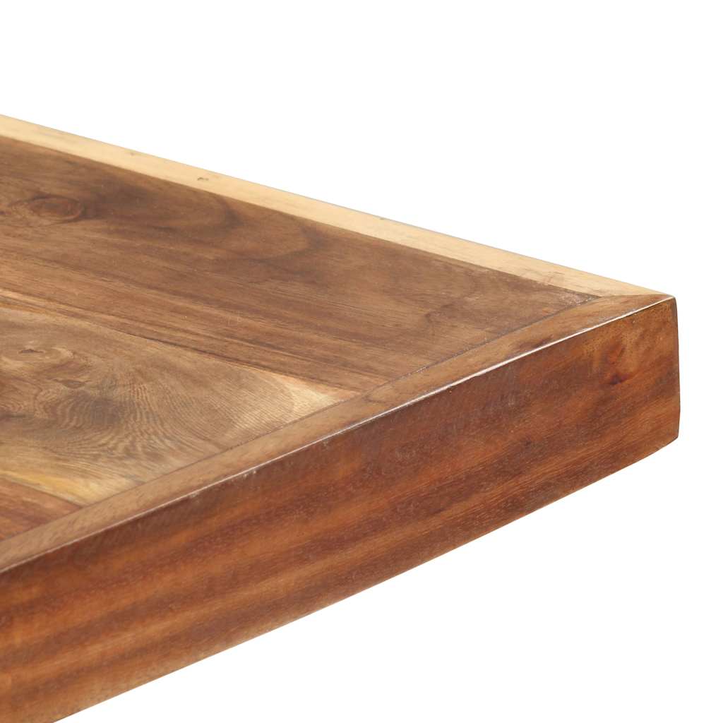 Tavolo da Pranzo 200x100x75cm Legno Massello con Finitura Ambra