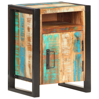 Comodino 40x35x55 cm in Legno Massello di Recupero - homemem39