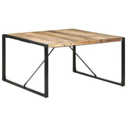 Tavolo da Pranzo 140x140x75 cm in Legno di Mango Grezzo | homemem39