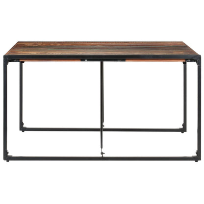 Tavolo da Pranzo 140x140x75 cm in Legno Massello di Recupero - homemem39