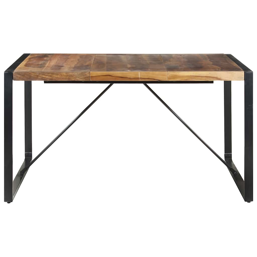 Tavolo da Pranzo 140x140x75 cm in Legno Massello