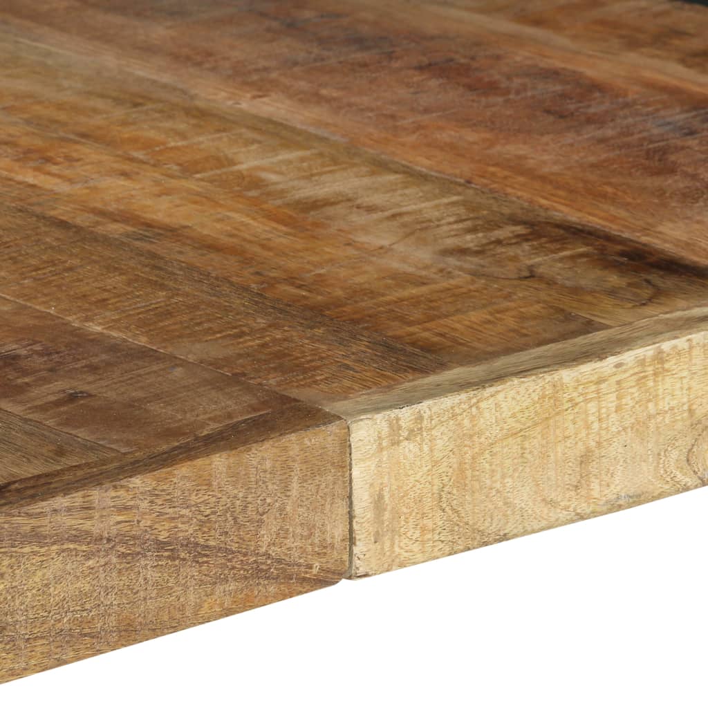 Tavolo da Pranzo 140x140x75 cm in Legno di Mango Grezzo - homemem39
