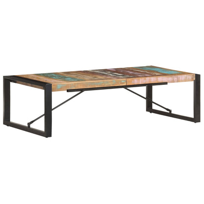 Tavolino da Salotto 140x70x40 cm in Legno Massello di Recupero | homemem39