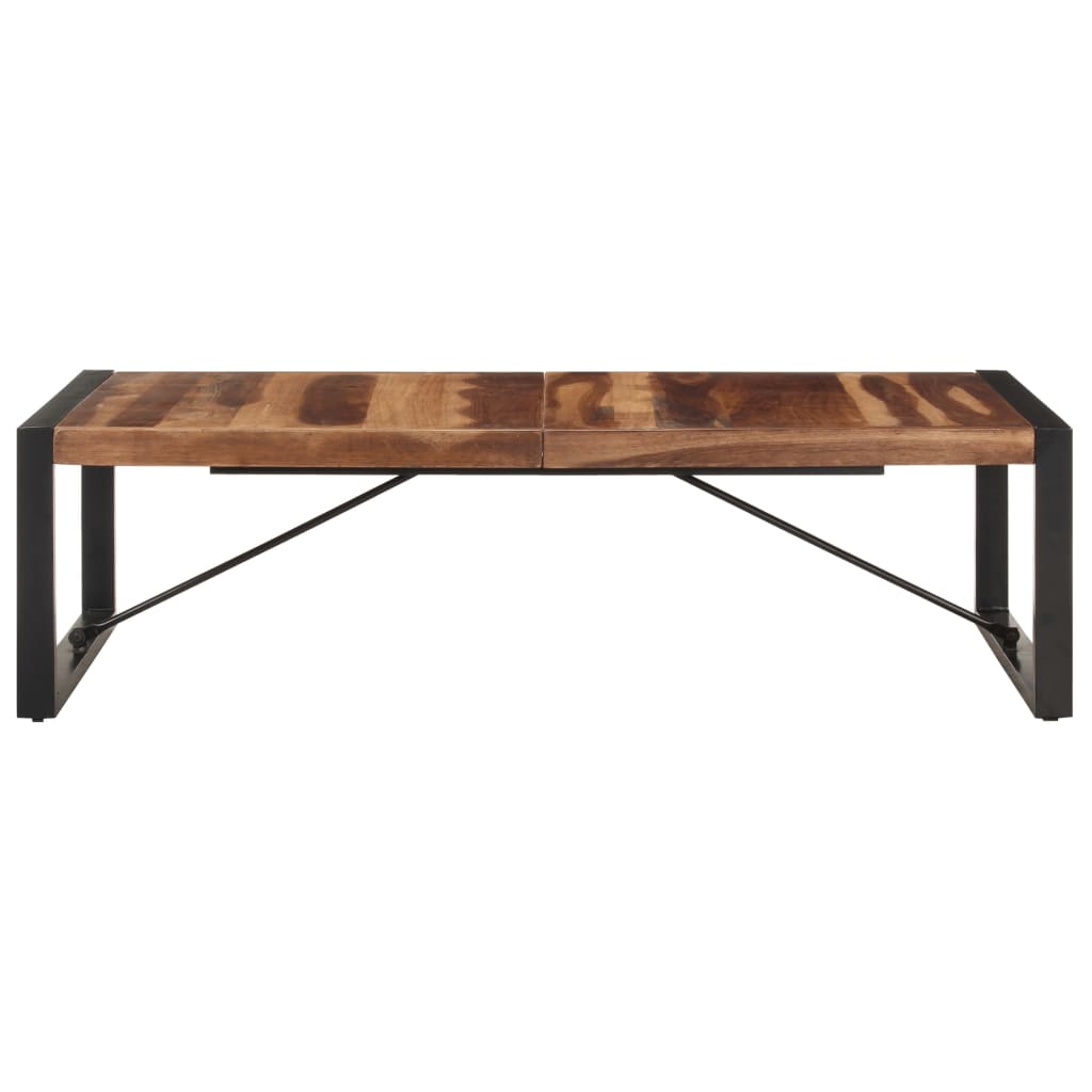 Tavolino da Salotto 140x70x40 cm in Legno Massello | homemem39