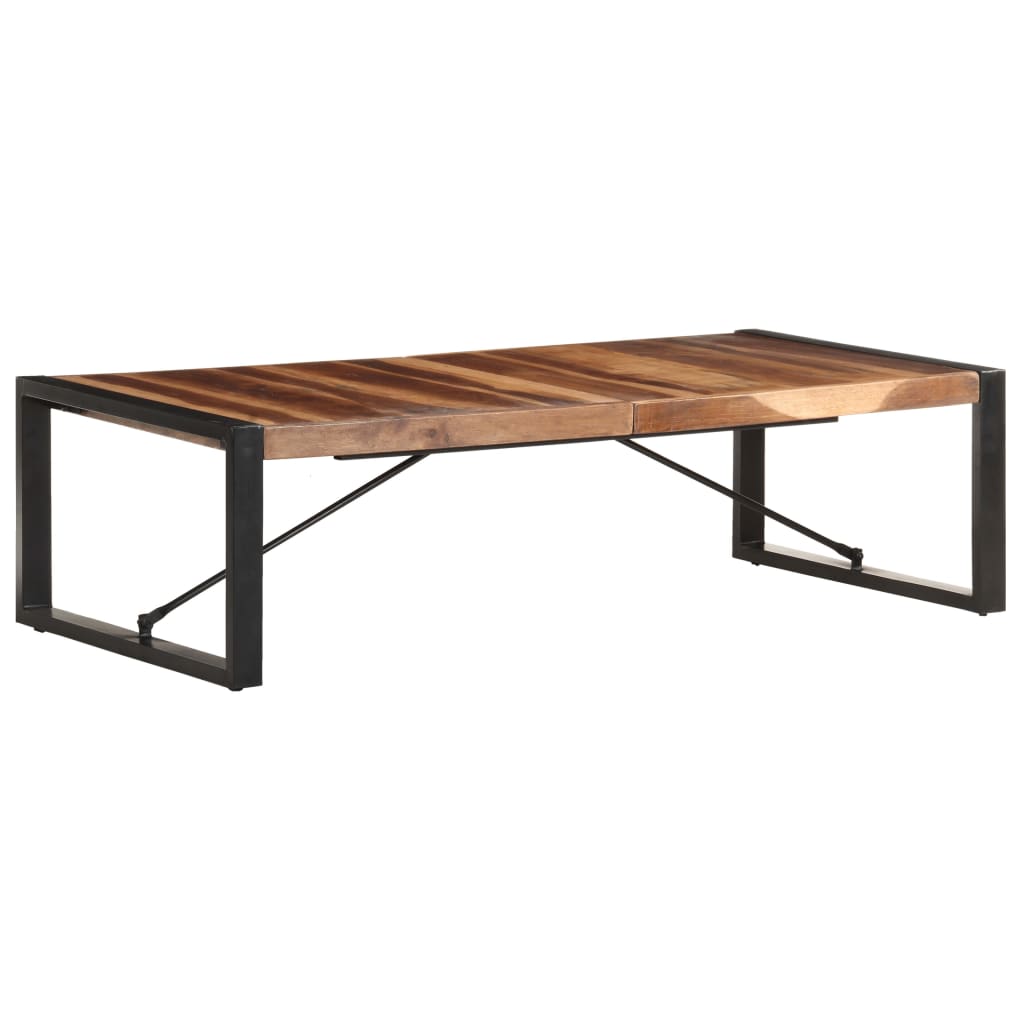 Tavolino da Salotto 140x70x40 cm in Legno Massello | homemem39