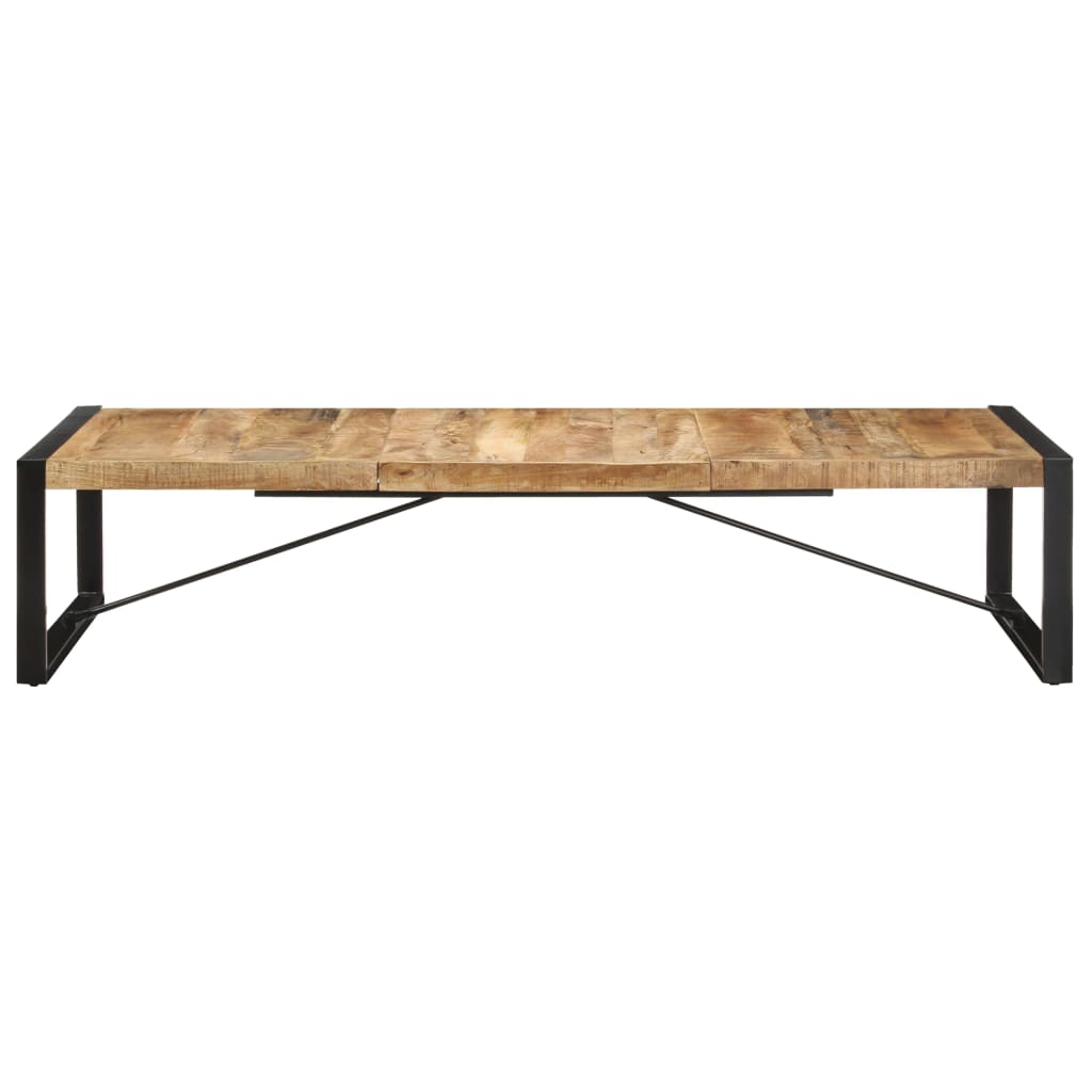 Tavolino da Salotto 180x90x40 cm in Legno di Mango Grezzo | homemem39