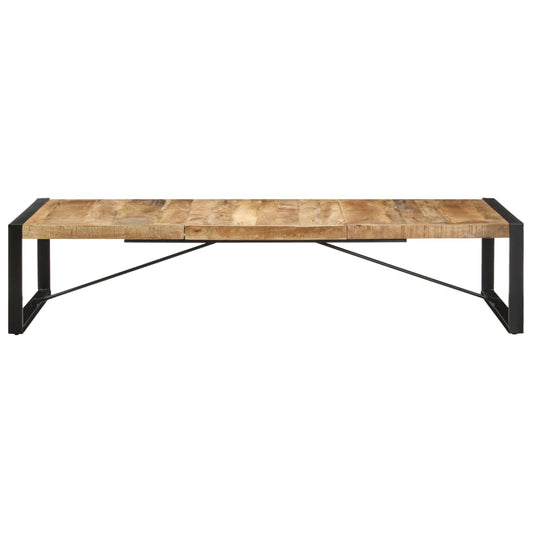 Tavolino da Salotto 180x90x40 cm in Legno di Mango Grezzo | homemem39