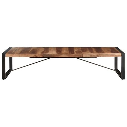Tavolino da Salotto 180x90x40 cm in Legno Massello