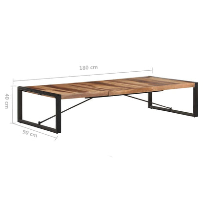 Tavolino da Salotto 180x90x40 cm in Legno Massello | homemem39