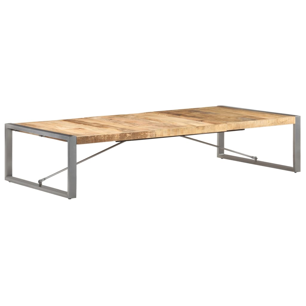 Tavolino da Salotto 180x90x40 cm in Legno di Mango Grezzo | homemem39