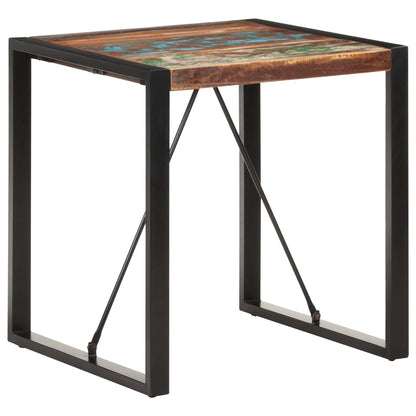 Tavolo da Pranzo 70x70x75 cm in Legno Massello di Recupero | homemem39