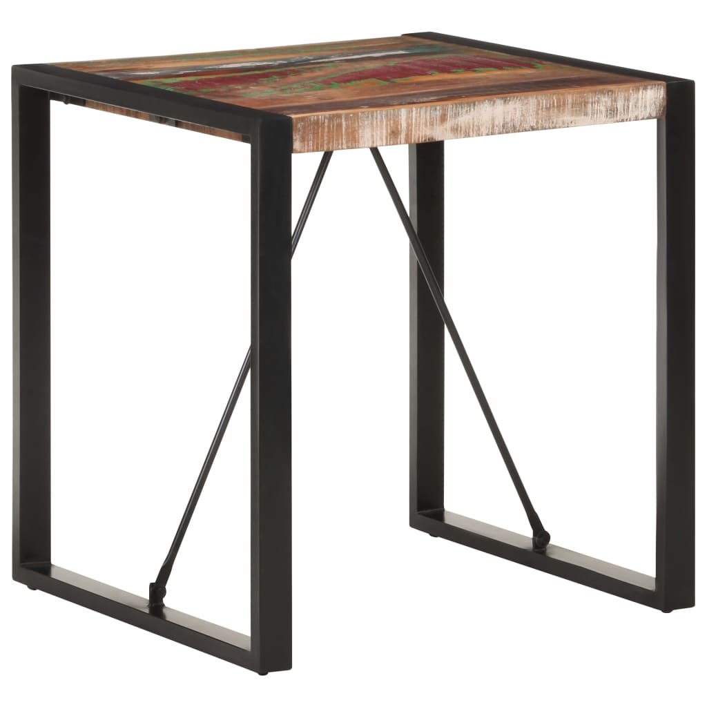 Tavolo da Pranzo 70x70x75 cm in Legno Massello di Recupero | homemem39