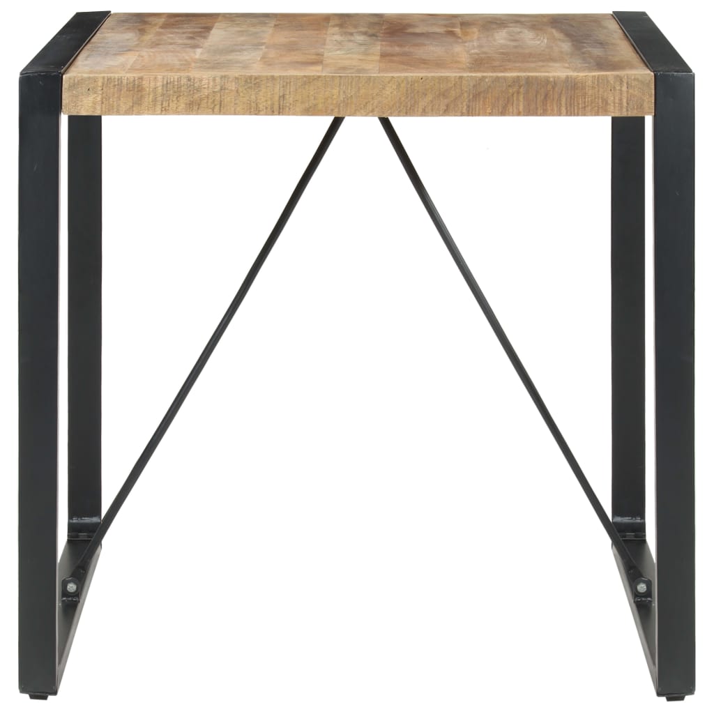 Tavolo da Pranzo 80x80x75 cm in Legno di Mango Grezzo | homemem39