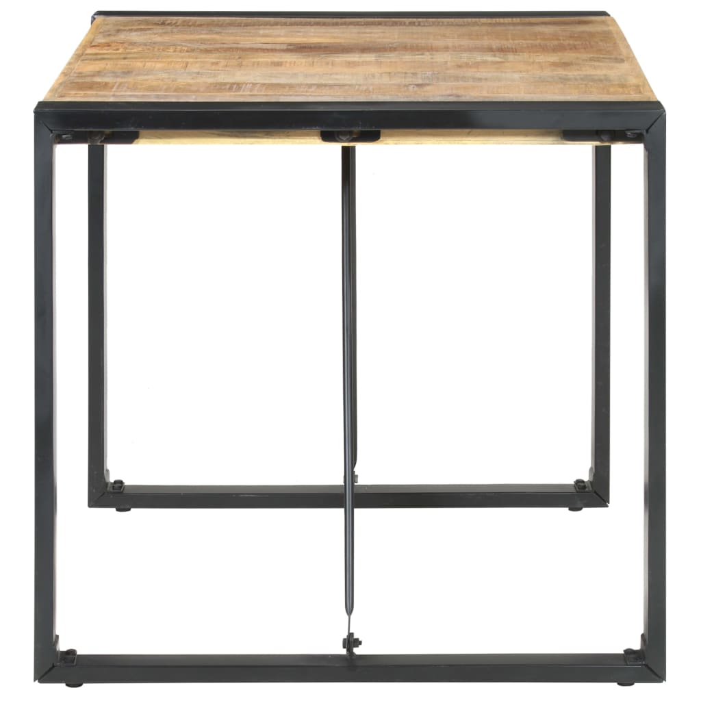 Tavolo da Pranzo 80x80x75 cm in Legno di Mango Grezzo | homemem39