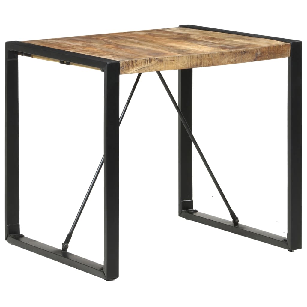 Tavolo da Pranzo 80x80x75 cm in Legno di Mango Grezzo | homemem39
