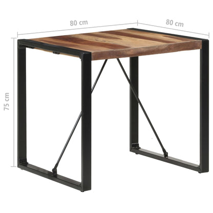 Tavolo da Pranzo 80x80x75 cm in Legno Massello | homemem39