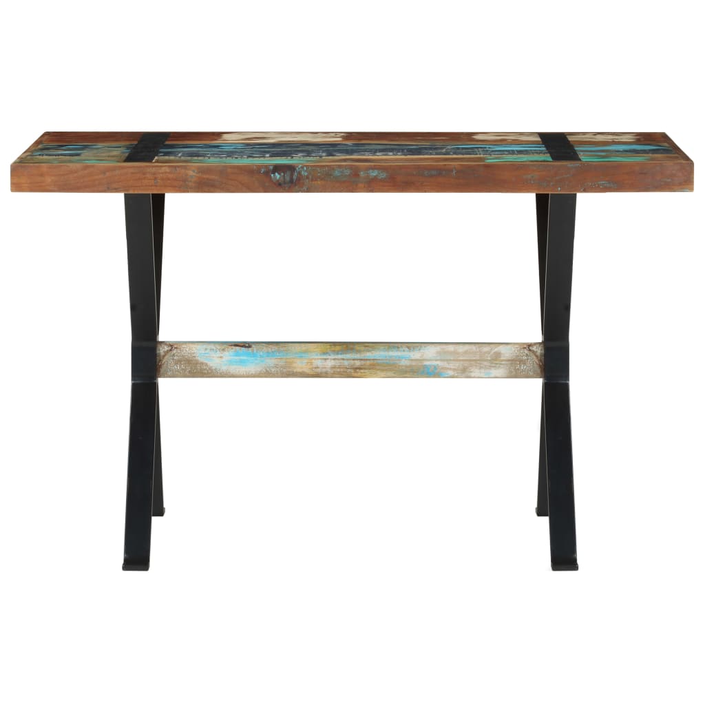 Tavolo da Pranzo 120x60x76 cm in Legno Massello di Recupero | homemem39