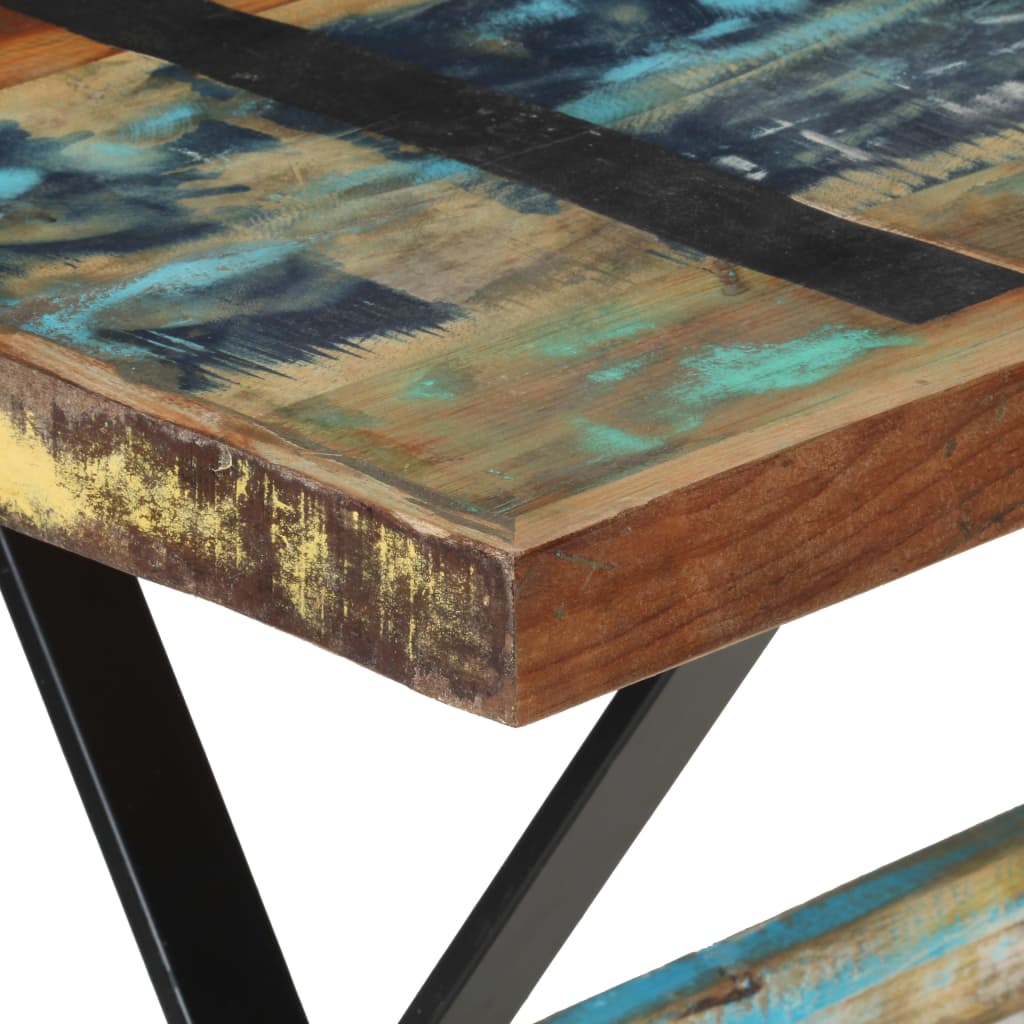Tavolo da Pranzo 120x60x76 cm in Legno Massello di Recupero | homemem39