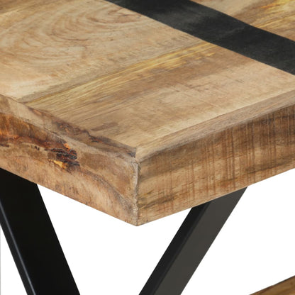 Tavolo da Pranzo 140x70x76 cm in Legno di Mango Grezzo | homemem39