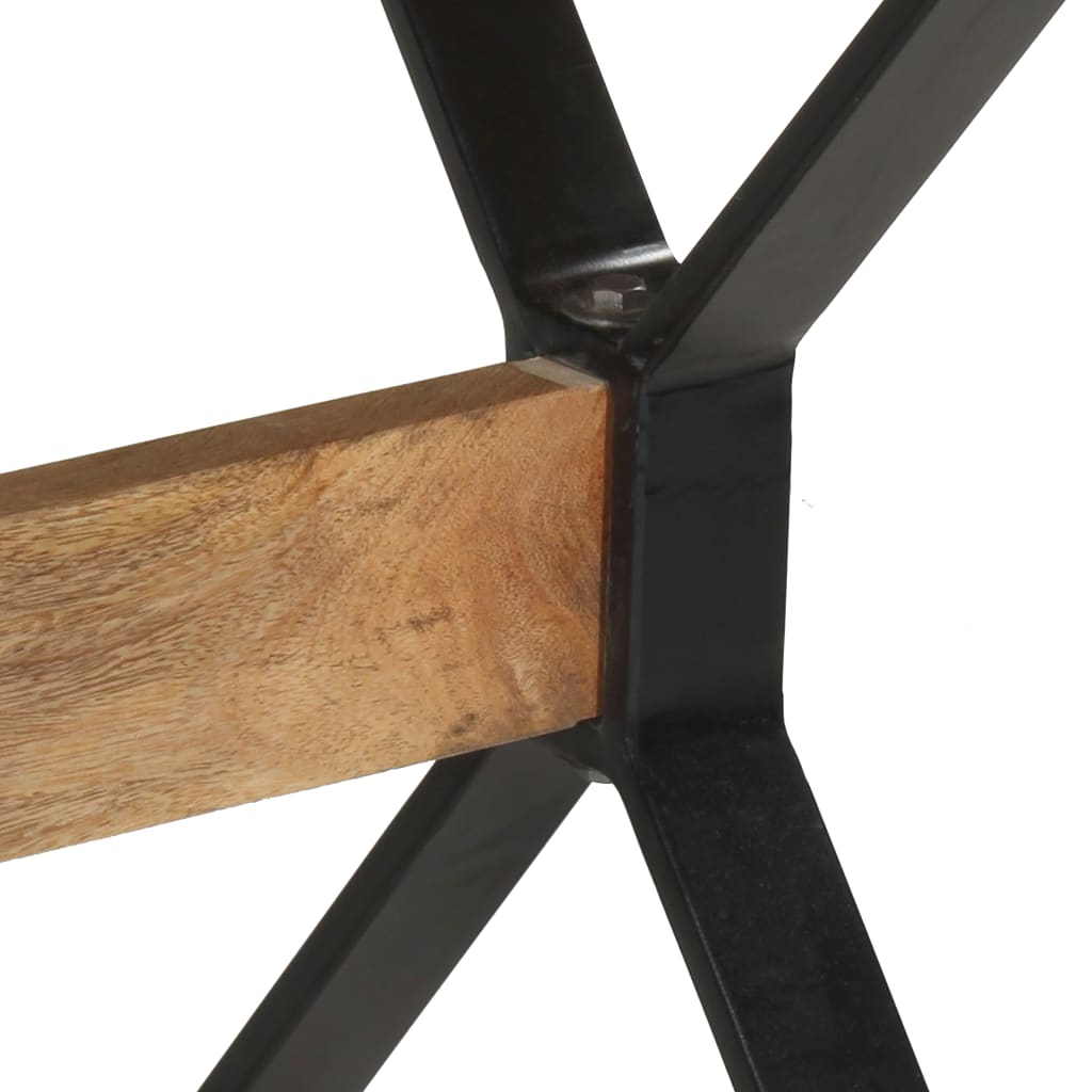 Tavolo da Pranzo 140x70x76 cm in Legno di Mango Grezzo | homemem39